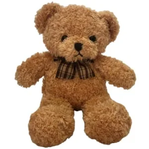 Extra soft & cuddly brown Teddy bear called "Chris".
